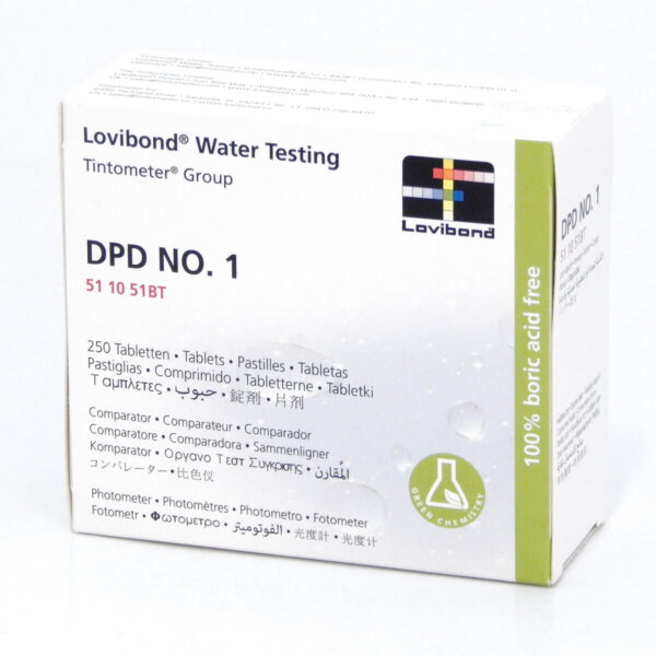 شرائط اختبار نسبة الكلور DpdNo.1 Lovibond